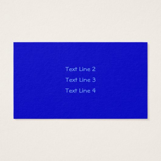 Fantasy Blue Stream-Natuur Visitekaartje (Achterkant)