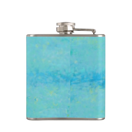 Fantasy Blue Zee Dragon Seahorse Seaweed Heupfles (Achterkant)