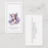 Fantasy Boek Auteur Schrijver Fairy Visitekaartje (Voorkant / Achterkant)