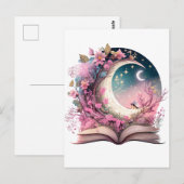 Fantasy Boek Liefhebber Design Briefkaart (Voorkant / Achterkant)