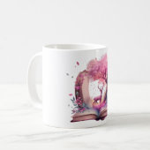 Fantasy Boek Liefhebber Design Koffiemok (Voorkant links)