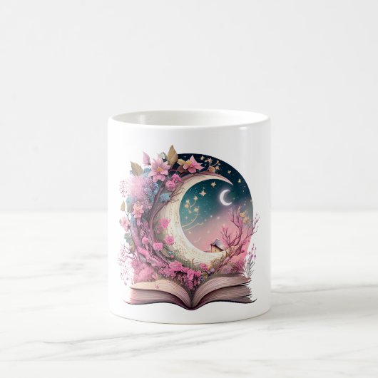 Fantasy Boek Liefhebber Design Koffiemok (Center)