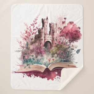 Fantasy Boek Liefhebber Design Sherpa Deken