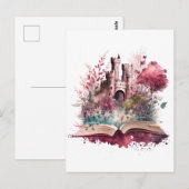 Fantasy Boek Liefhebber Ontwerp Briefkaart (Voorkant / Achterkant)