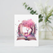 Fantasy Boek Liefhebber Ontwerp Briefkaart (Staand voorkant)