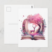 Fantasy Boek Liefhebber Ontwerp Briefkaart (Voorkant / Achterkant)