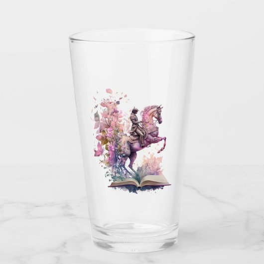 Fantasy Boek Liefhebber Ontwerp Glas (Voorkant)