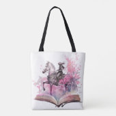 Fantasy Boek Liefhebber Ontwerp Tote Bag (Achterkant)