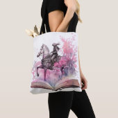 Fantasy Boek Liefhebber Ontwerp Tote Bag (Dichtbij)