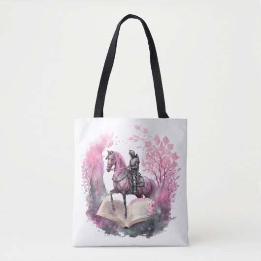 Fantasy Boek Liefhebber Ontwerp Tote Bag (Voorkant)