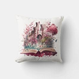 Fantasy Boek Lover Design Kussen