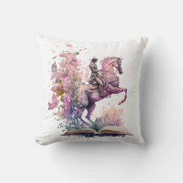 Fantasy Boek Lover Design Kussen