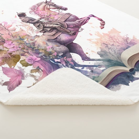 Fantasy Boek Lover Design Sherpa Deken (3/4)