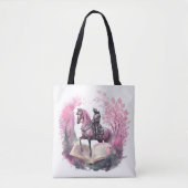 Fantasy Boek Lover Design Tote Bag (Voorkant)
