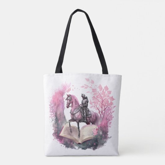 Fantasy Boek Lover Design Tote Bag (Achterkant)