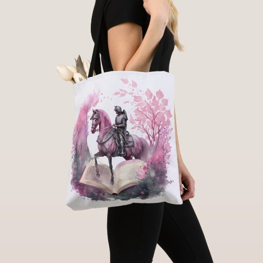 Fantasy Boek Lover Design Tote Bag (Dichtbij)