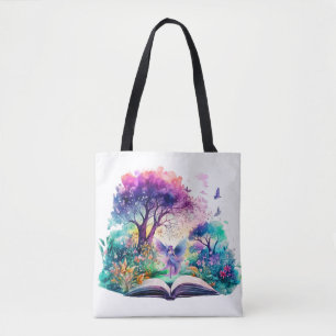 Fantasy Boek Lover Fairy Tote Bag