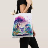 Fantasy Boek Lover Fairy Tote Bag (Dichtbij)