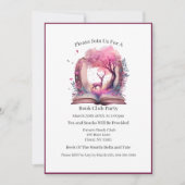 Fantasy boekenliefhebber, boekenclub kaart (Voorkant)