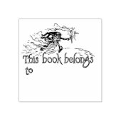 Fantasy boekplaat rubberen stempel – Gepersonalise (Afrduk)