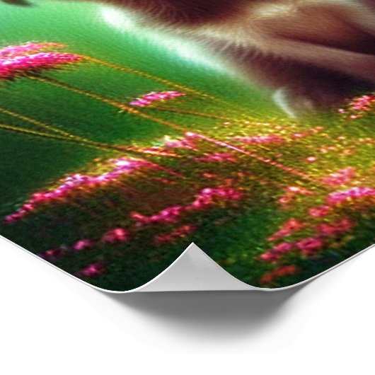 Fantasy bohemen puppies poster (Hoek)