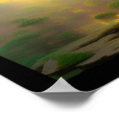 Fantasy Bonsai Tree Digital Art Poster (Hoek)