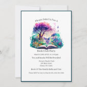 Fantasy Book Lover Fairy, Boekenclub Kaart (Voorkant)