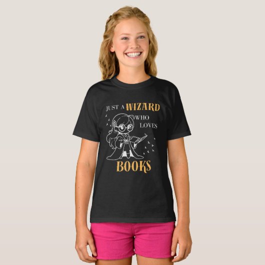 Fantasy Book Lover Geschenkidee Wizards Magic T-shirt (Voorkant volledig)