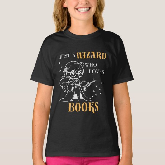 Fantasy Book Lover Geschenkidee Wizards Magic T-shirt (Voorkant)