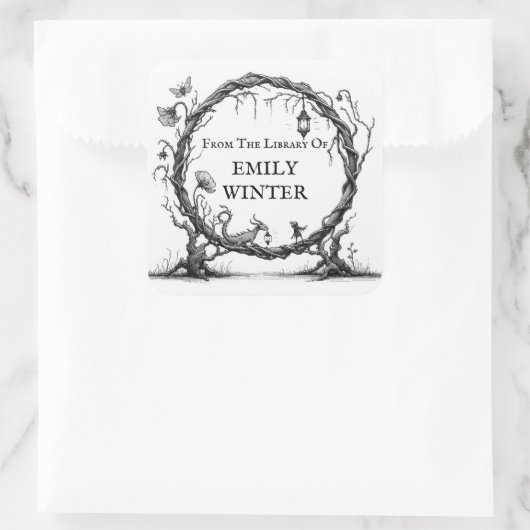 Fantasy Bookplate Sticker (Tas)