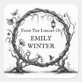 Fantasy Bookplate Sticker (Voorkant)