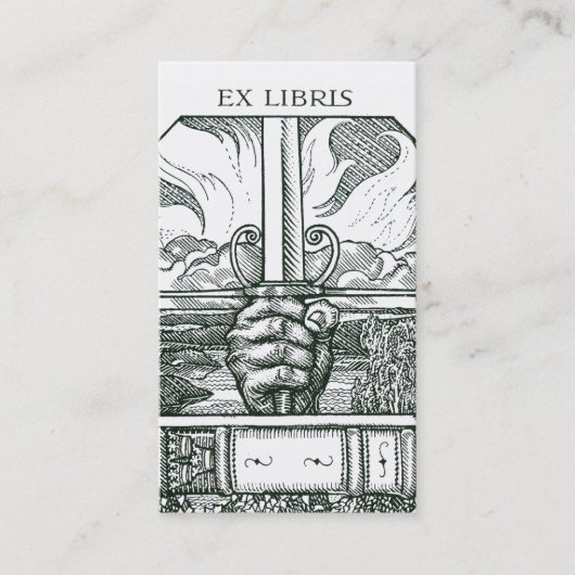 Fantasy Bookshop of Boekenclub Visitekaartje (Voorkant)