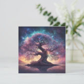 Fantasy Boom Kunst Kaart (Staand voorkant)