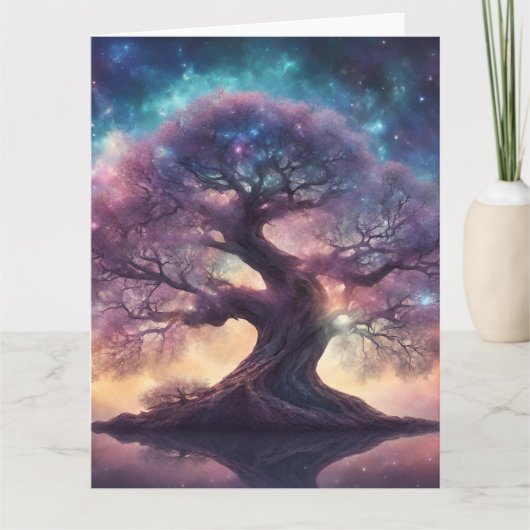 Fantasy Boom Kunst Kaart (Voorkant)