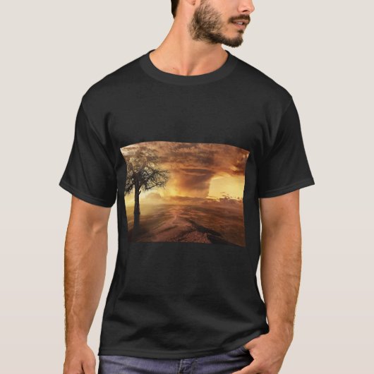 Fantasy Boom Landschap T-shirt (Voorkant)