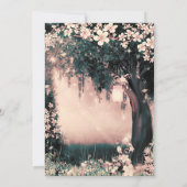 Fantasy Bos Betoverd Roze Bos Promsfeer Kaart (Achterkant)