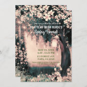 Fantasy Bos Betoverd Roze Bos Promsfeer Kaart (Voorkant / Achterkant)