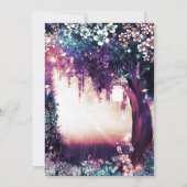 Fantasy Bos Betoverde Zomer Bos Galajurkieet Kaart (Achterkant)