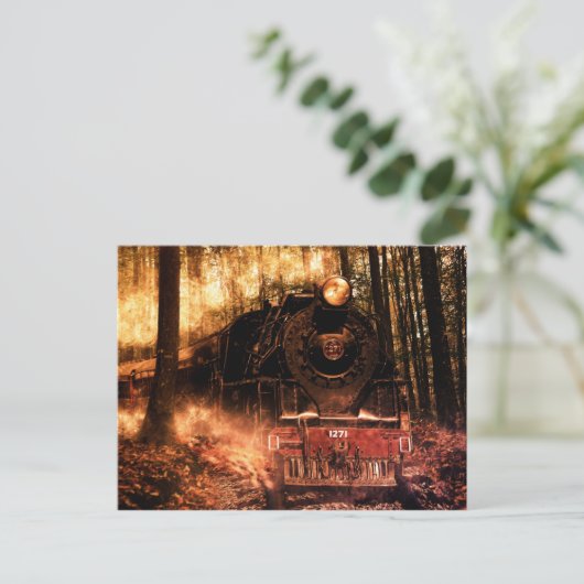 Fantasy Bos briefkaart (Staand voorkant)