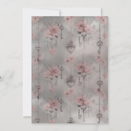 Fantasy Bos Fairy Door uitnodiging (Achterkant)