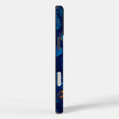 Fantasy bos met gedraaide bomen en gloeiende Case-Mate iPhone case (Achterkant / Rechts)