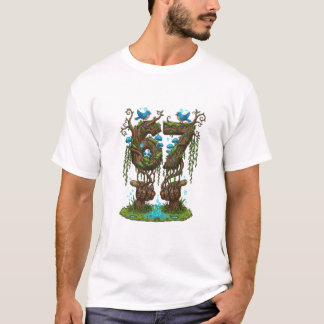 Fantasy Bos Natuur Zesenzestig Magische Druïde Tr T-shirt