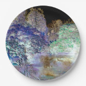 Fantasy Bosbomen Natuur Papieren Bordje (Voorkant)