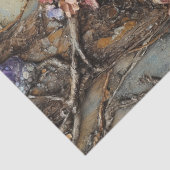 Fantasy Bosfee met Vlinders Decoupage Tissuepapier (Detail)