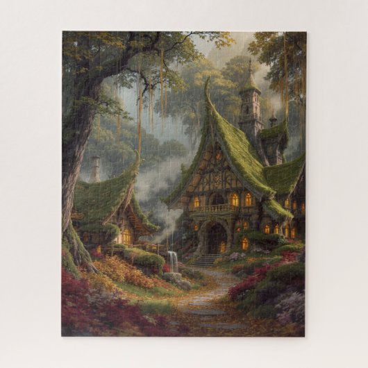 Fantasy boshuis legpuzzel (Verticaal)