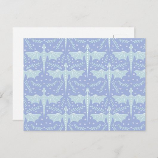 Fantasy Botanical Dragon Briefkaart (Voorkant / Achterkant)