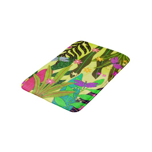 Fantasy Botanical Print #13 1974 Badmat (Gekanteld)