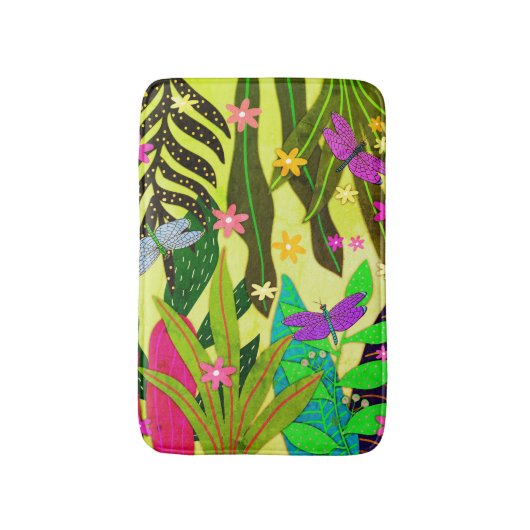 Fantasy Botanical Print #13 1974 Badmat (Voorkant Verticaal)