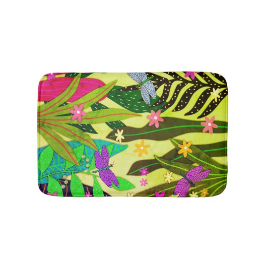 Fantasy Botanical Print #13 1974 Badmat (Voorkant)