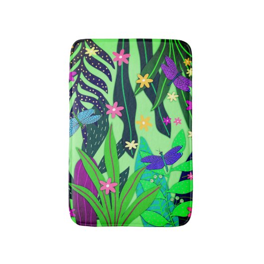 Fantasy Botanical Print #13 Ricoleta Badmat (Voorkant Verticaal)